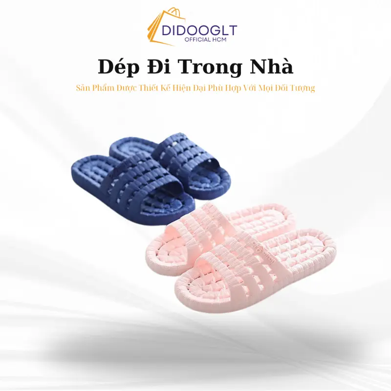 Dép Đi Trong Nhà Tắm Văn Phòng Dáng Lỗ Siêu Bền, Siêu Nhẹ Chống Trơn Trượt Nhiều Màu 1899 Hàng Loại 1 ( didooglt )