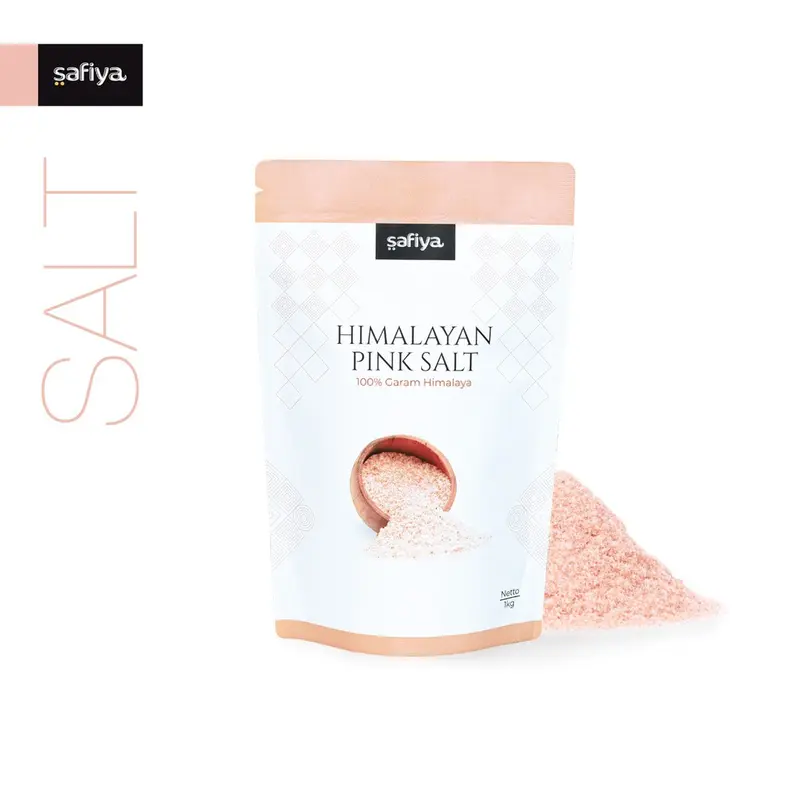 Garam Himalaya 1 Kg Pink Himalayan Salt Authentic Safiya Food 1