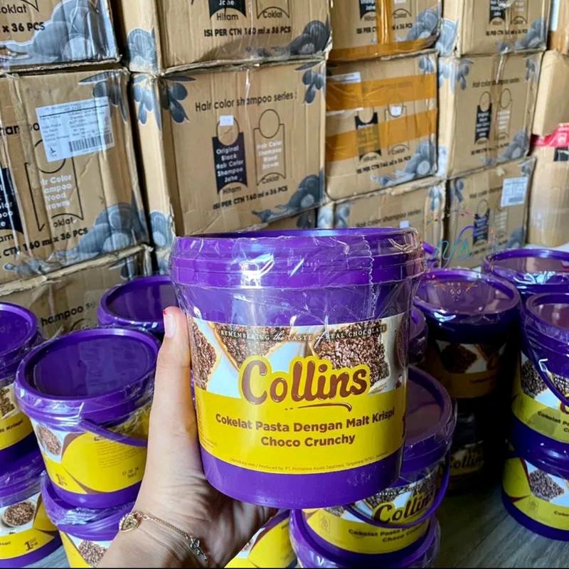 Collins Coklat Pasta dengan Malt Krispi Choco Crunchy 1 kg 1