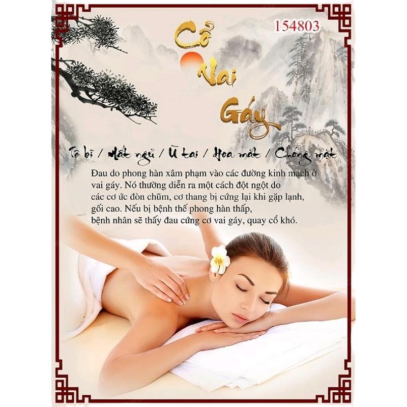 Tổng hợp tranh dán spa dưỡng sinh đông y,thẩm mỹ phun xăm làm đẹp Treo Tường Phòng Khách Decor Phòng Chống Nước