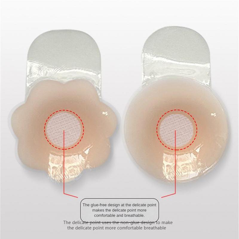 Miếng Dán Ngực Nâng Ngực Silicon, 10CM, Chống Mồ Hôi, Có Thể Tái Sử Dụng, Tự Nhiên Và Vô Hình, Chống Chảy Xệ, Thoáng Khí, Phụ Kiện Áo Ngực Nữ 4
