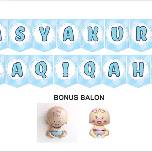 Bunting Flag Tasyakuran Aqiqah