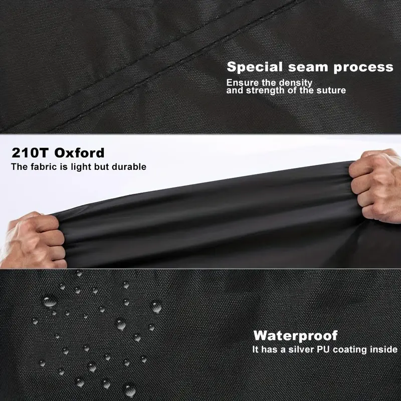 Waterproof Bicycle Cover, Outdoor Bike Storage Rack for 2 Bikes, Bicycle Cover for Outdoor Storage, Suitable for Mountain Bikes/Bicycles 4