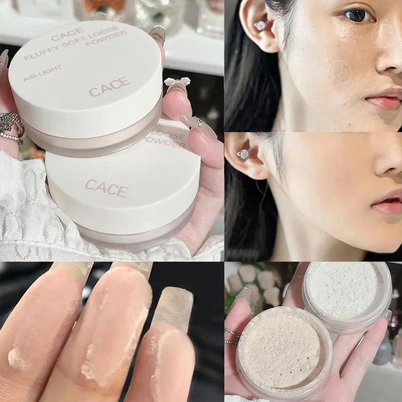 Phấn Phủ Trang Điểm, Kiểm Soát Dầu, Hoàn Thiện Lì 2 Màu, Che Khuyết Điểm, Thu Nhỏ Lỗ Chân Lông, Thích Hợp Để Trang Điểm 4