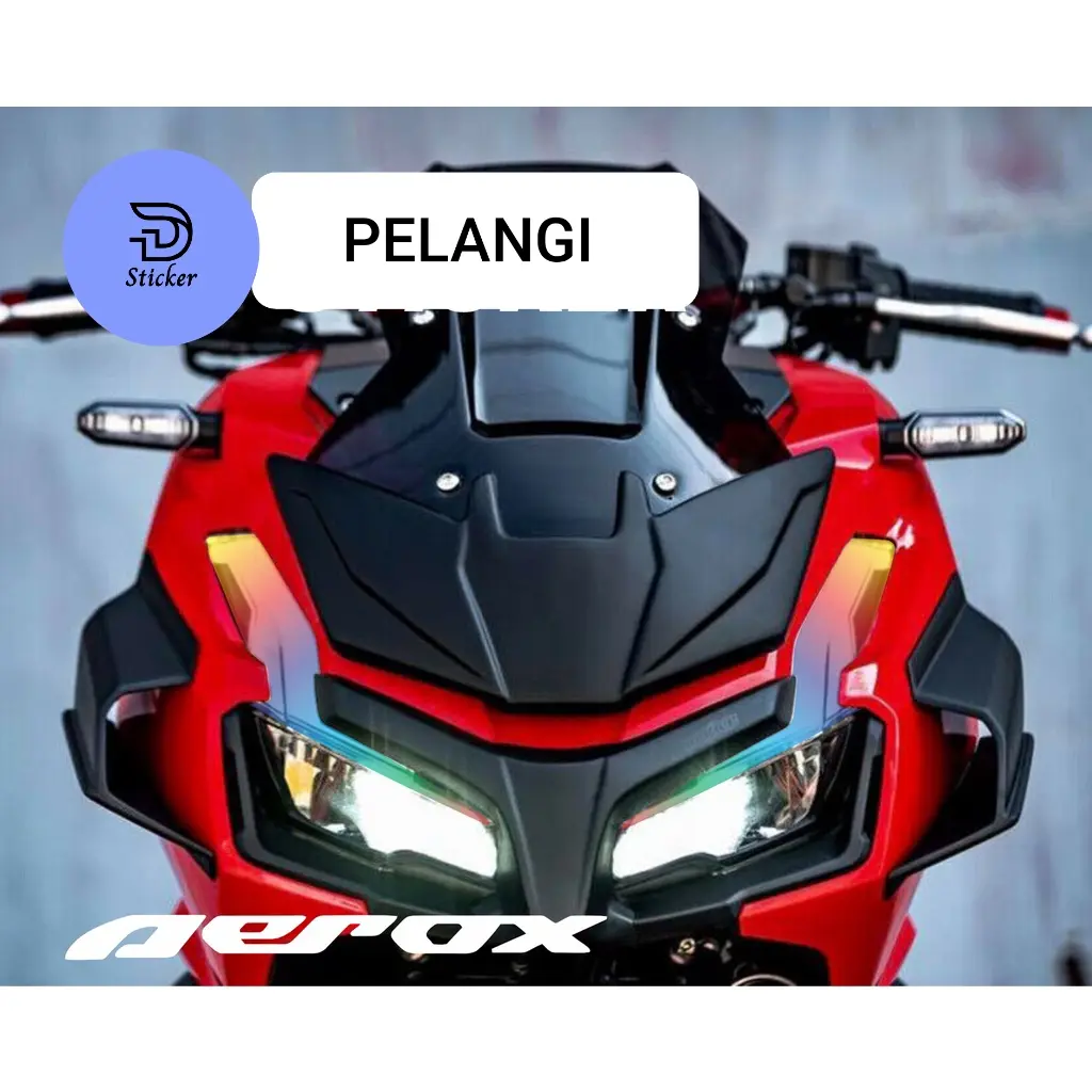 Stiker Lampu Alis Honda ADV Pelangi dan Polos