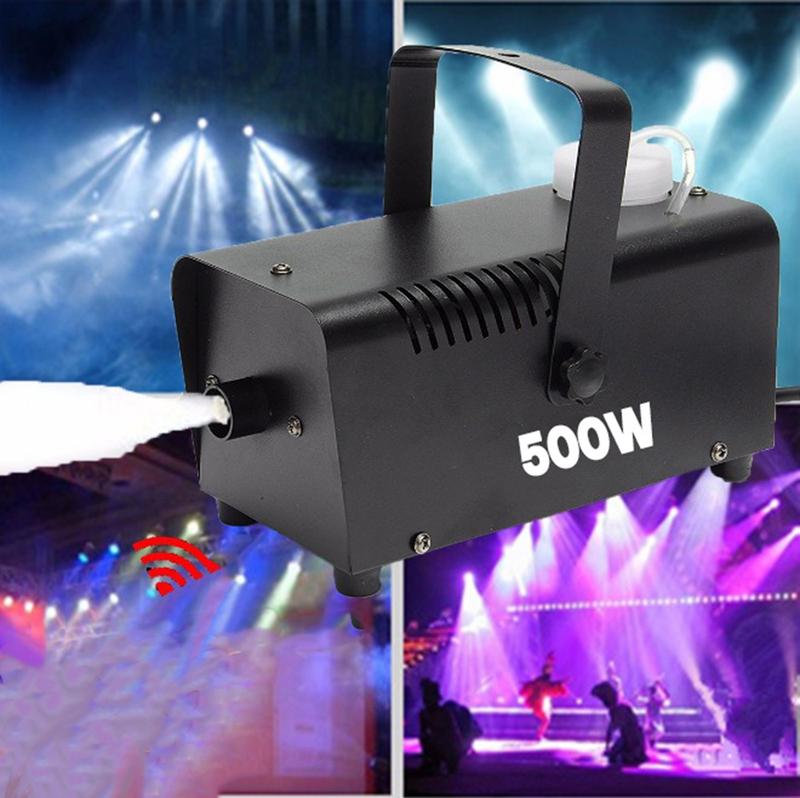 Máy Tạo Khói 500W Mini Nhỏ Gọn Máy Phun Khói Trắng Sân Khấu Vũ Trường