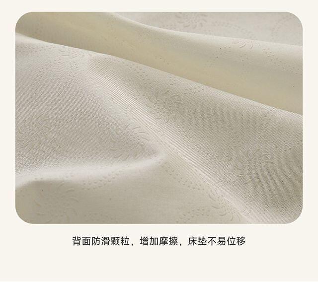 Product Introduction of College Dormitory Protective 90x190 Aloe Vera Cotton Mattress Anti slip Single Bed Cover Top and Bottom Laying 14
