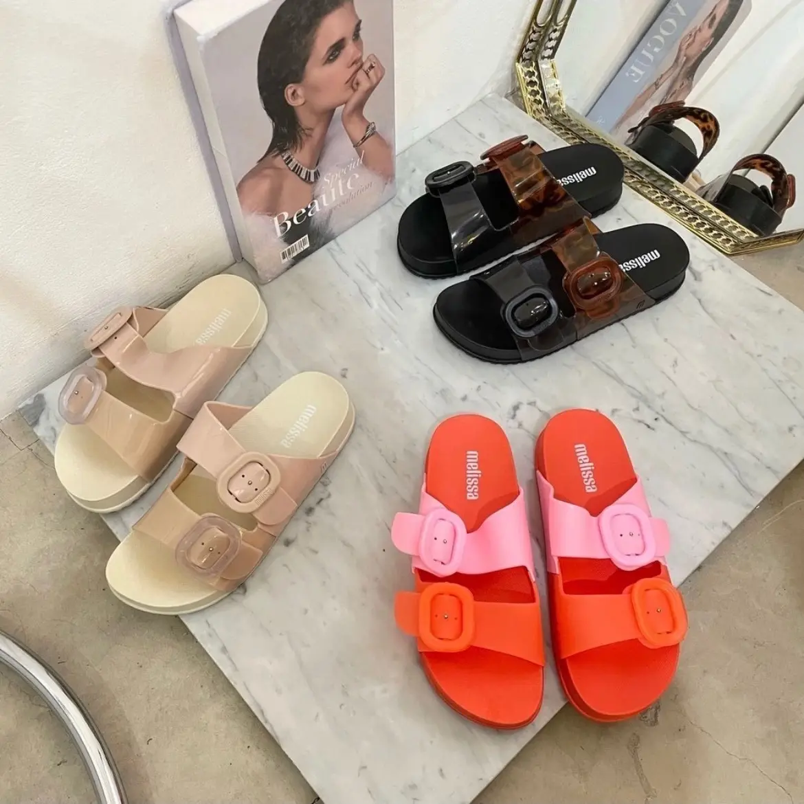 Sandals melissa cozy slide