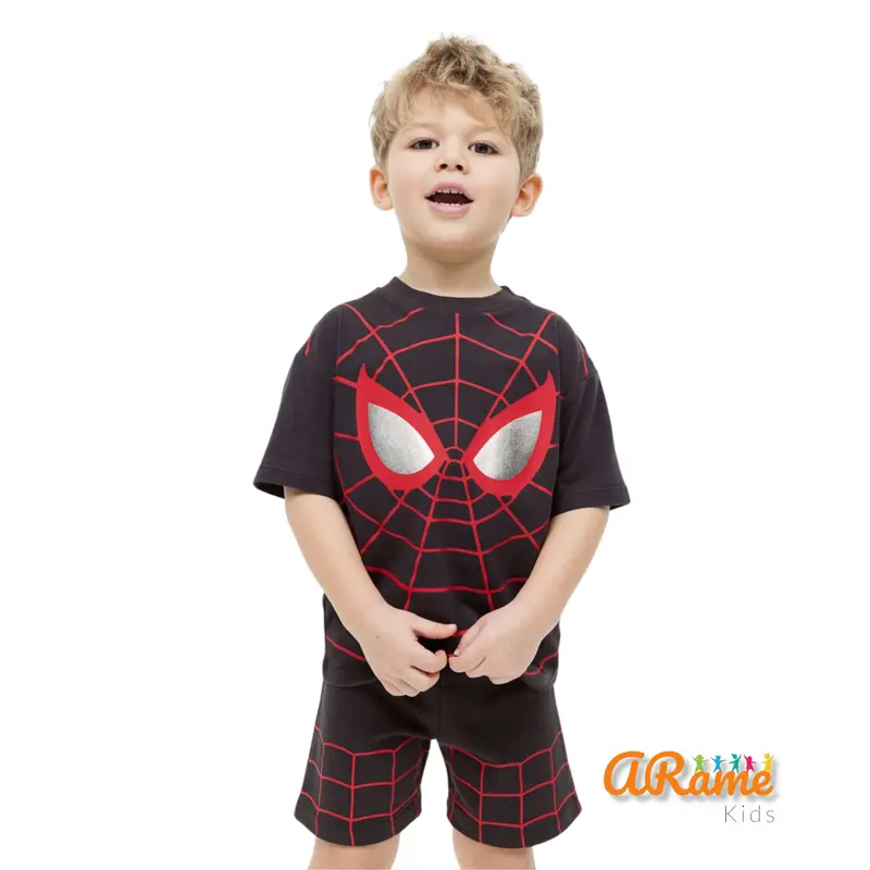 Baju Setelan Anak Laki-Laki Boy Kids Set (Lengan Pendek + Celana Pendek) 7