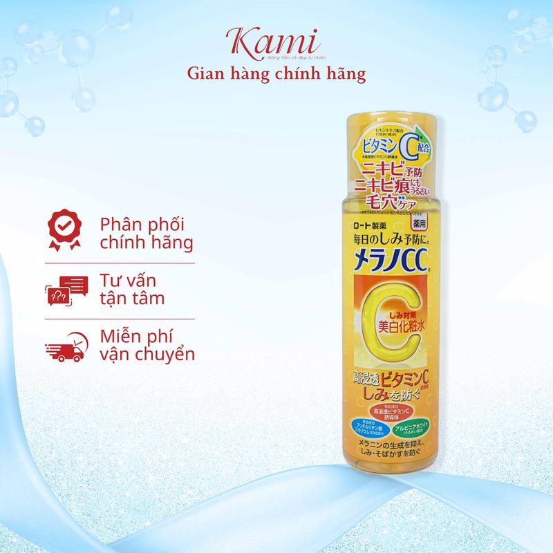 Nước Hoa Hồng Vitamin C Melano CC 170ml Nhật Bản