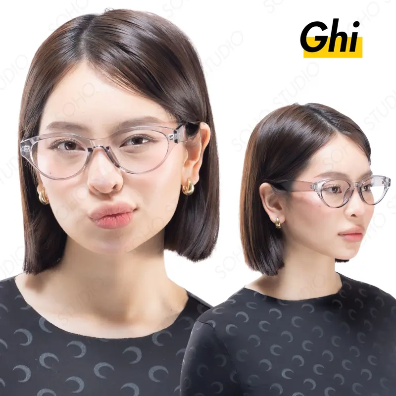Gọng kính DATE Soho Studio gọng mắt mèo thanh mảnh sang xịn mịn Mắt Kính chống tia UV 4