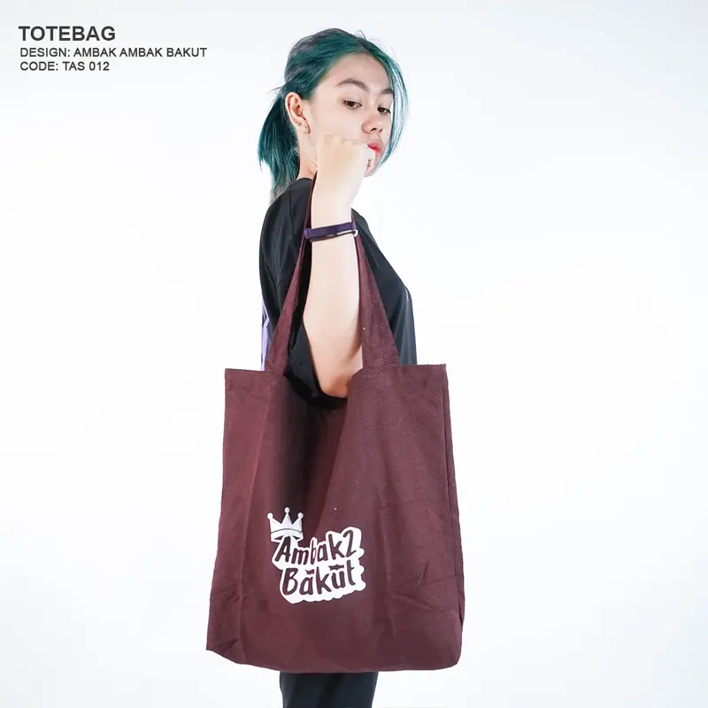 Intalu Totebag Kain Motif Sablon Unik Casual Pria Wanita Oleh-Oleh Banjarmasin TAS 01-011-015 3
