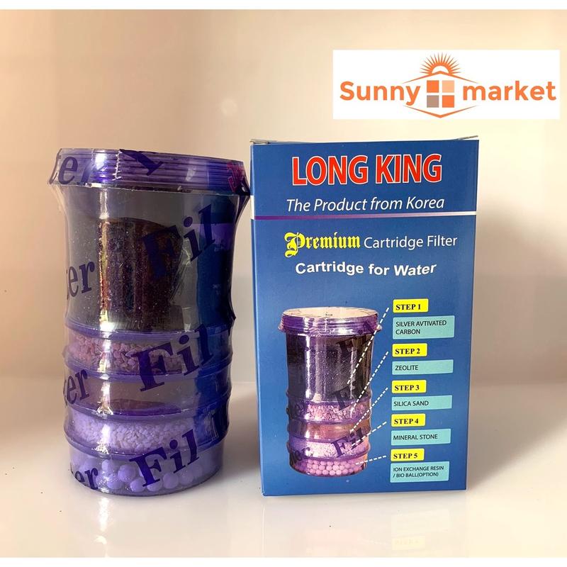 Lõi lọc nước 5 tầng Long King, lõi than cho bình lọc nước