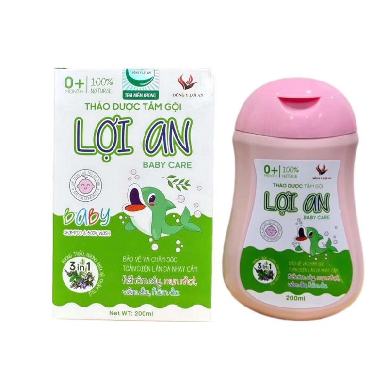 Sữa Tắm Gội Thảo Dược Lợi An Cho Bé 200ml 0