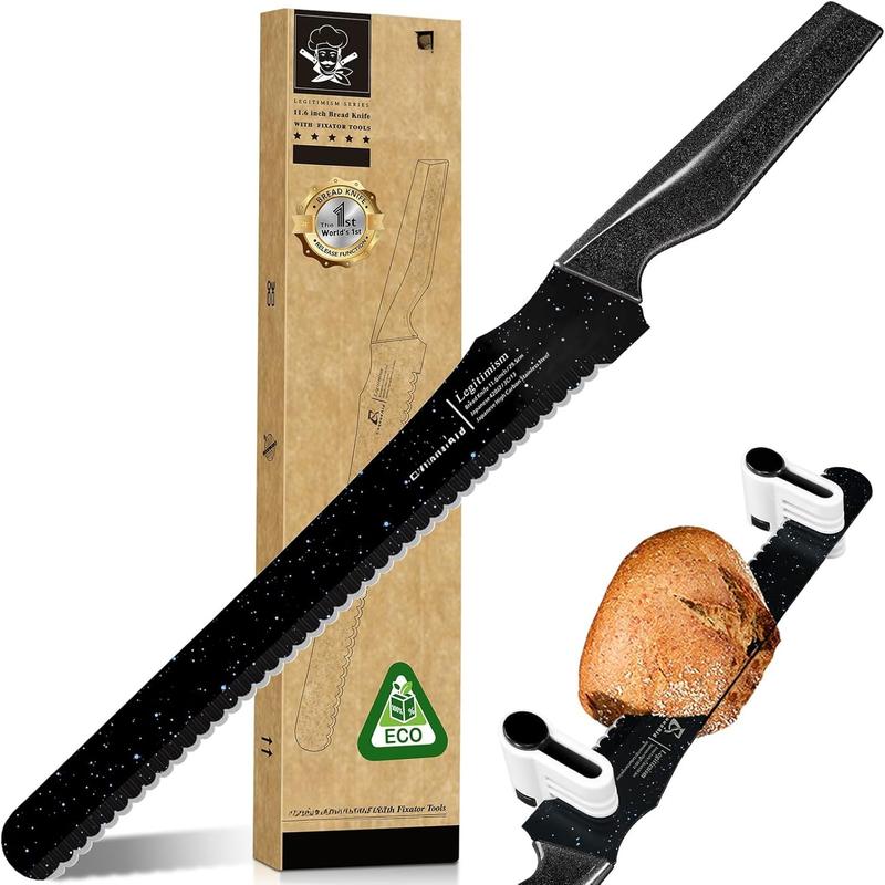 Resharpenable Bread for Homemade Bread, 11.6-Inch Multifunction ...