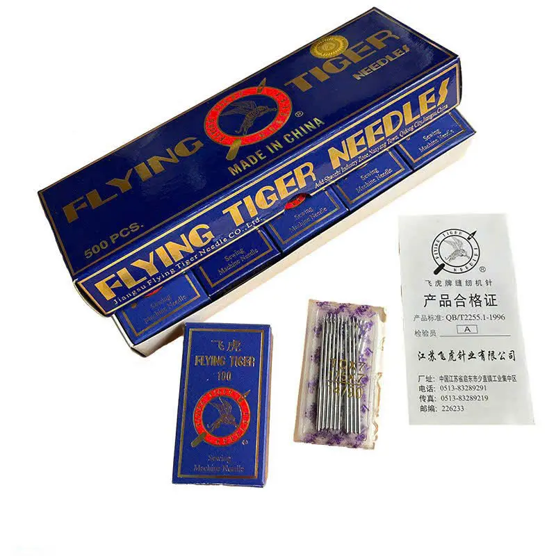 Hộp 100 CÁI kim tiger TQX7#N máy đính cúc loại KIM DÀI  dùng cho máy may công nghiệp 6