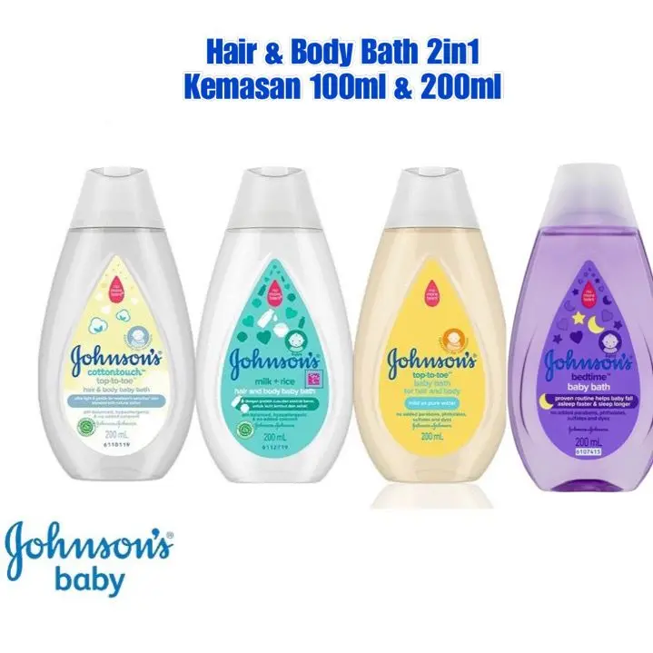 ￼JOHNSON'S Johnsons Baby Bath Kids Hair & Body | Hair & Body Bath 2in1 | Sabun Mandi Bayi 0