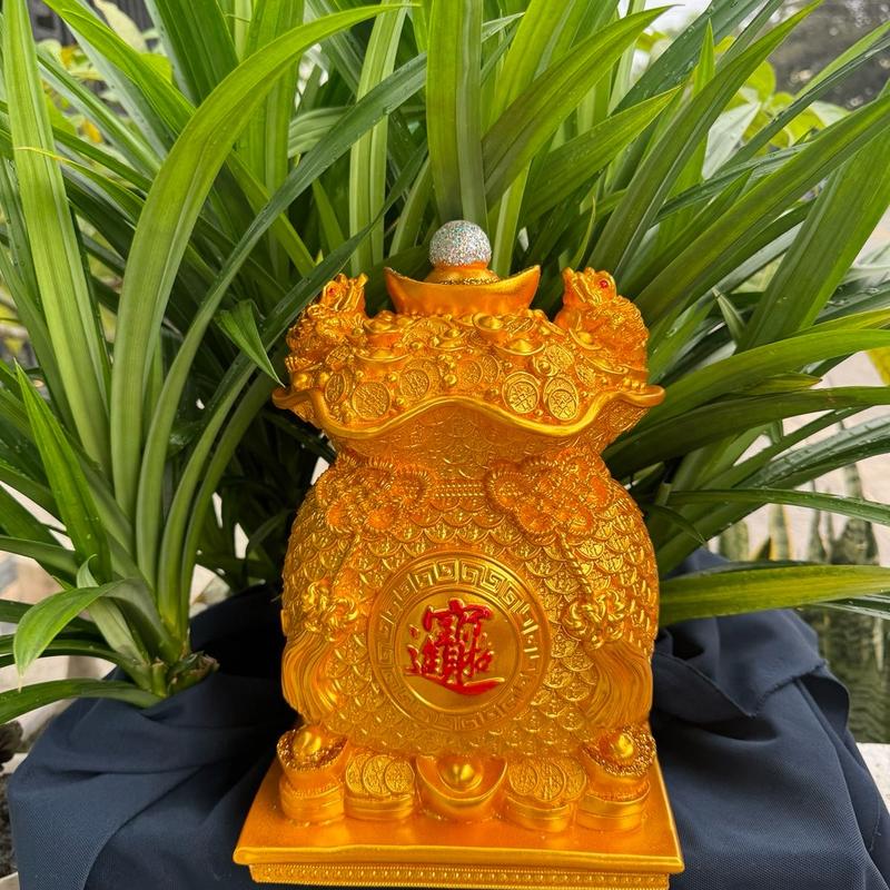 Heo Tiết Kiệm Túi Vàng Lớn Heo Đất Lợn Đất Ống Heo Tiết Kiệm Ống Tiết Kiệm mọi lợn tiết kiệm đấttiếtkiệm atm mini con két sắt