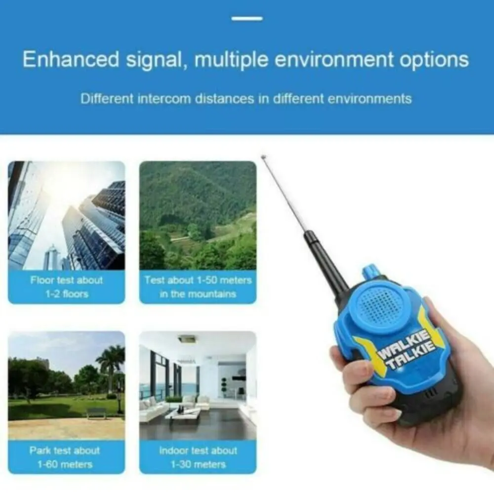 Funny Best Gift Educational Toy Kids Walkie Talkies Long Range Walky Talky Intercom Toy Outdoor Games
