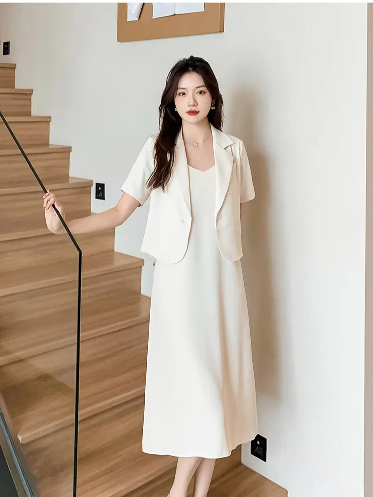 Set Blazer A28 chéo hàn cao cấp công sở dáng xinh! Nữ