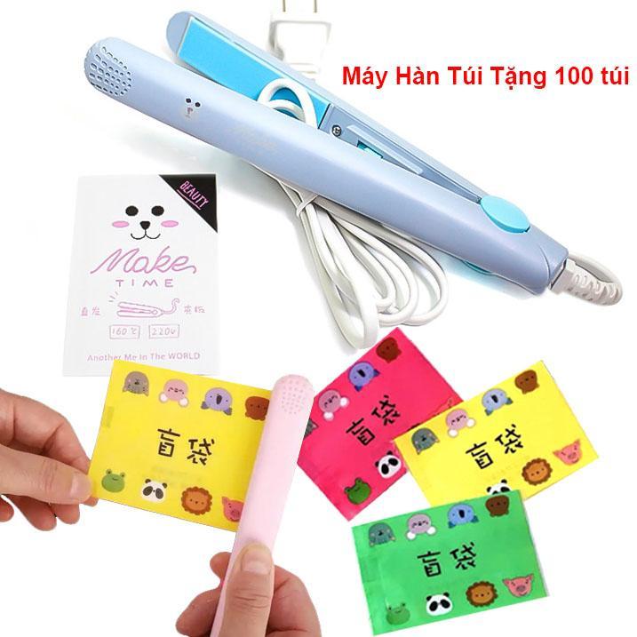 tặng 100 vỏ kẹo Máy hàn miệng túi cầm tay kẹp hàn túi mini màu ngẫu nhiên có tách lẻ Sản Phẩm Khách mua chú ý