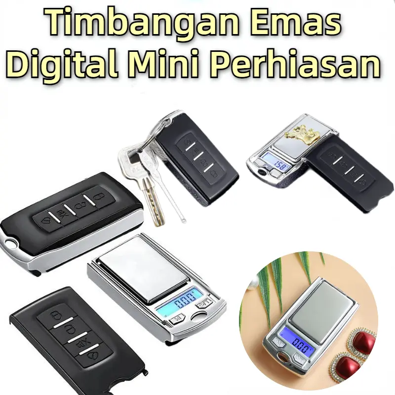 Timbangan Emas Digital Mini Perhiasan/Super Mini Timbangan Digital 0.01-200g Pocket Scale Timbangan Perhiasan/ Pocket Timbangan