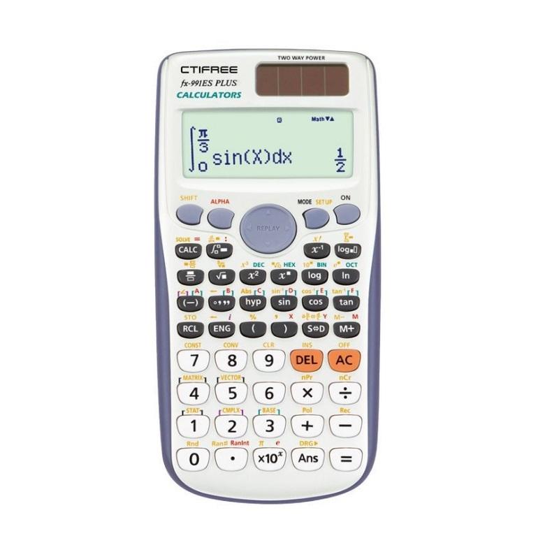 Product Introduction of Brand New  FX-991ES-PLUS  Original Scientific Calculator  417 Functions for High School University Students Office Coin Battery 38