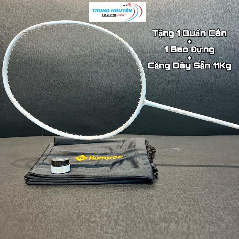 Vợt Cầu Lông Kumpoo K520 Thường Chính Hãng Cây Dây Sẵn 11Kg Tặng 1 Quấn Cán Tặng 1 Bao Đựng BH 3 Tháng