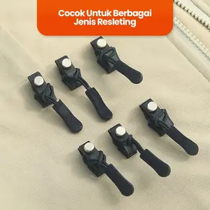 Penarik ritsleting  Pengganti Zipper Ukuran M Penarik Ritsleting Aksesori Fashion Uniseks