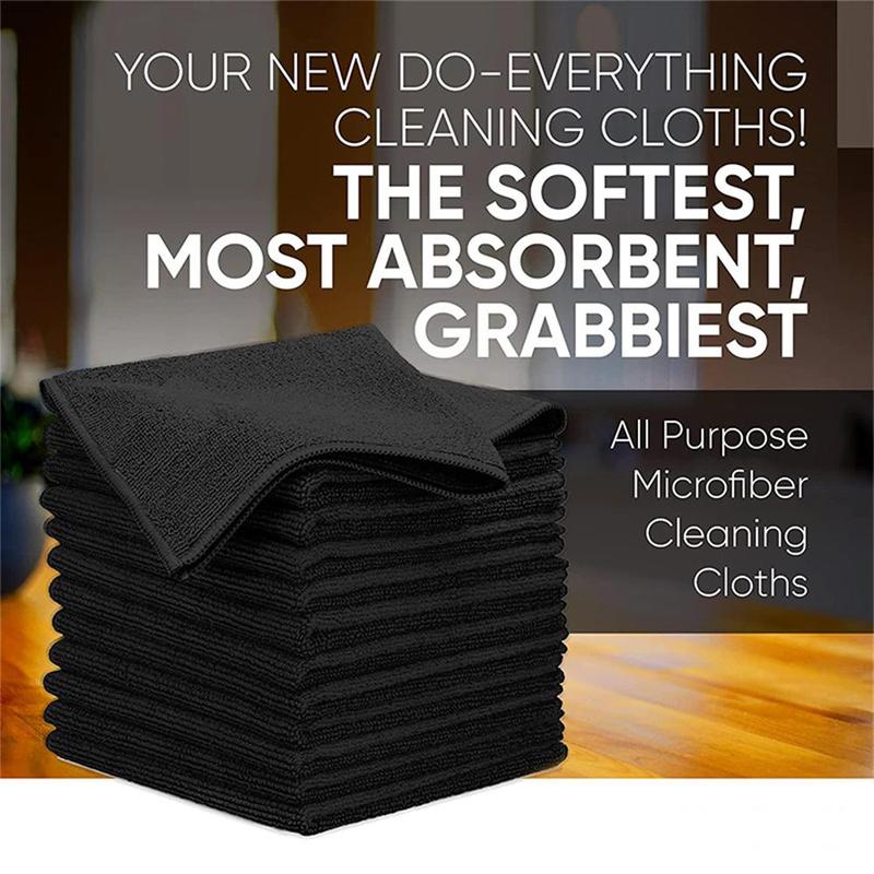 Microfiber Cleaning Cloth, 12pcs Cleaning Bundles for House, Car Washing Towel, Thickened Cleaning Towel for Home Hotel, Cleaning Gadgets for Home 5