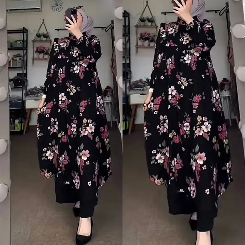 DELVINA ONESET LONG TUNIK || SETELAN MIDI RAYON PREMIUM || SETELAN TUNIK TERBARU KATUN Celana Kulot Airflow Panjang Muslim Wanita 1