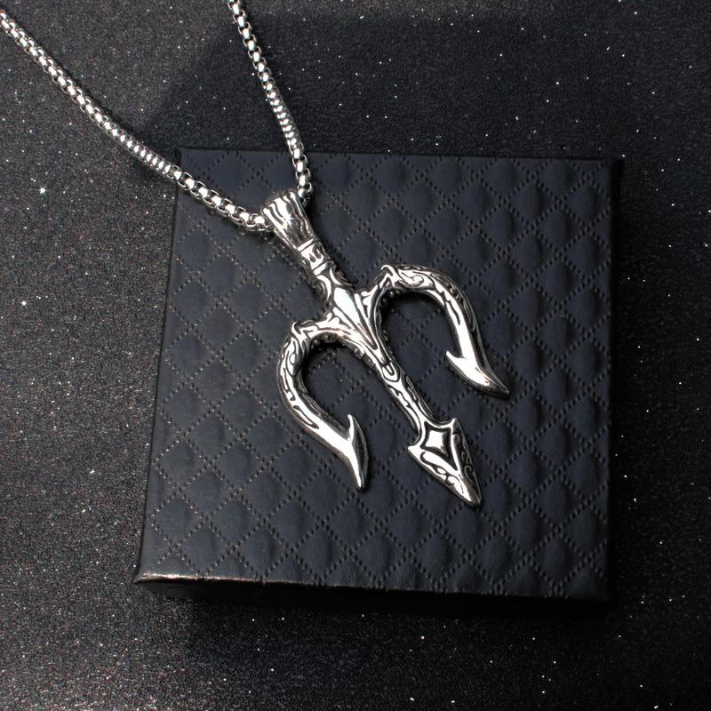 Product Introduction of 60CM Harpoon Necklace With Stainless Steel Necklace For Men And Women 9