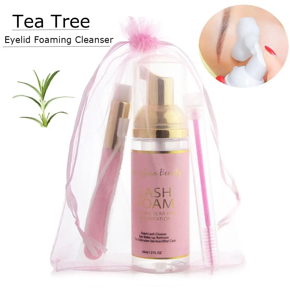New Non-Irritating Safe for Natural Lashes Eyelash Extension Cleanser Eyelid Foaming Lash Foam Shampoo