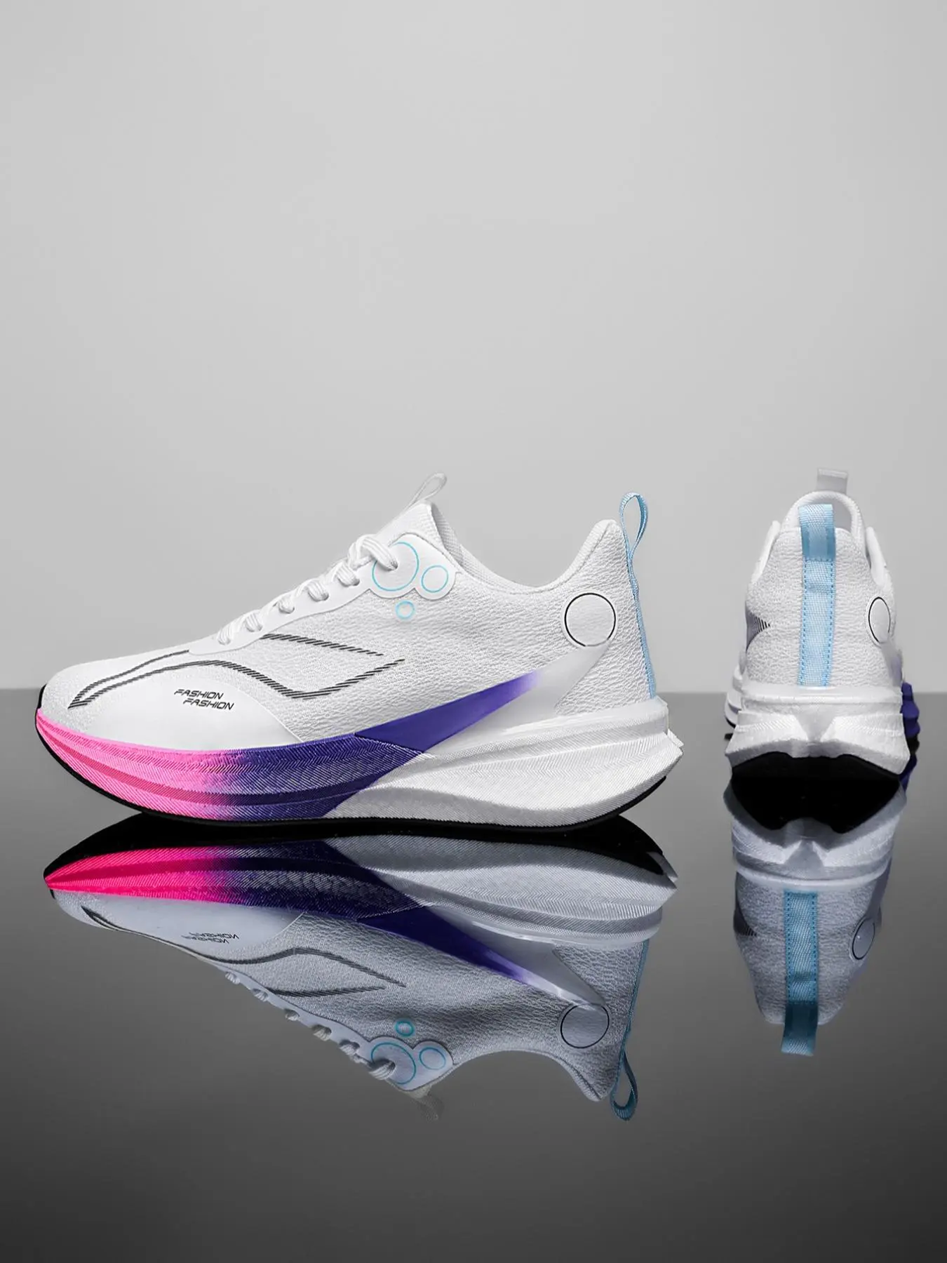 Unisex's Minimalist Sporty Lace Up Running Shoes, Casual Comfortable Breathable Sneakers, Trendy All-match Sneakers for Daily Wear