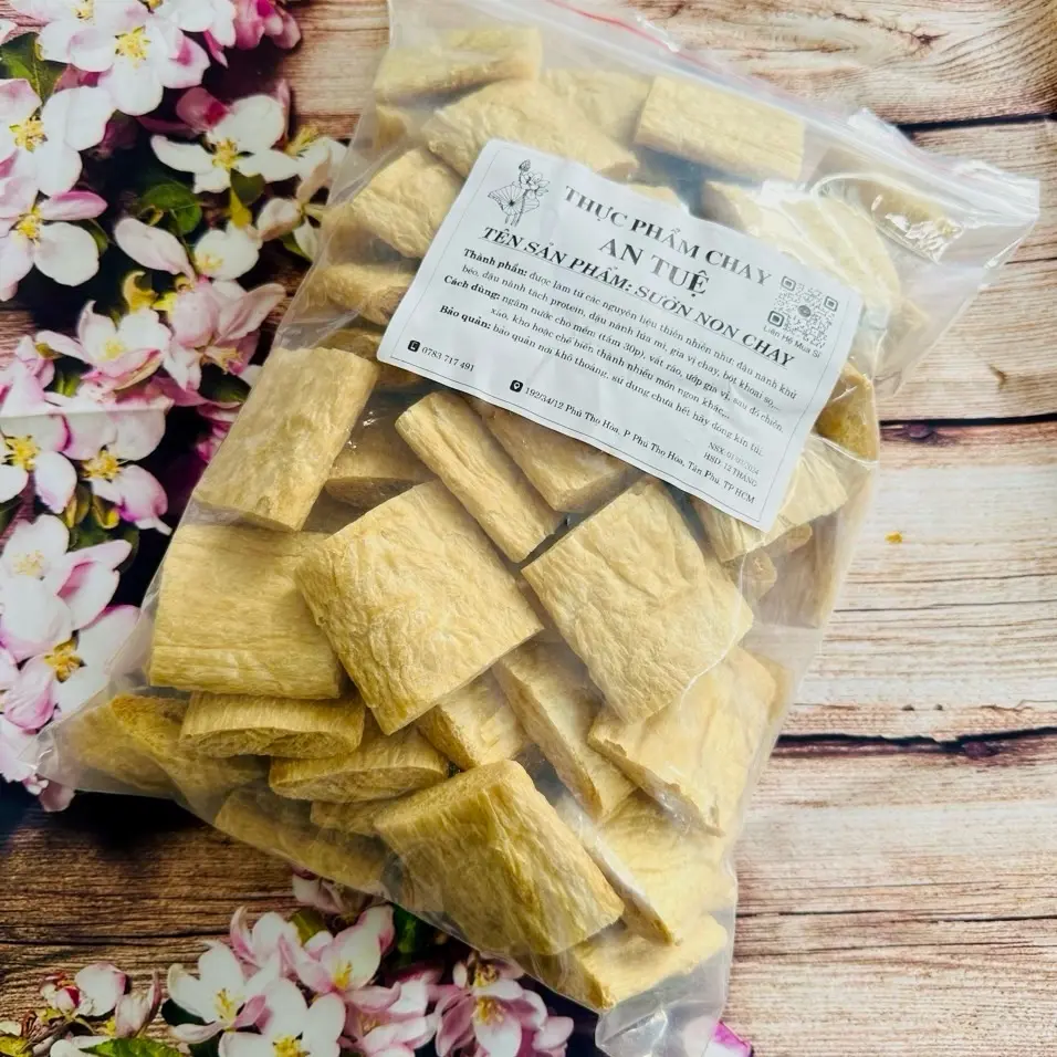 Sản phẩm 1kg Sườn non chay An Tuệ (loại dày)/sản xuất tại Việt Nam