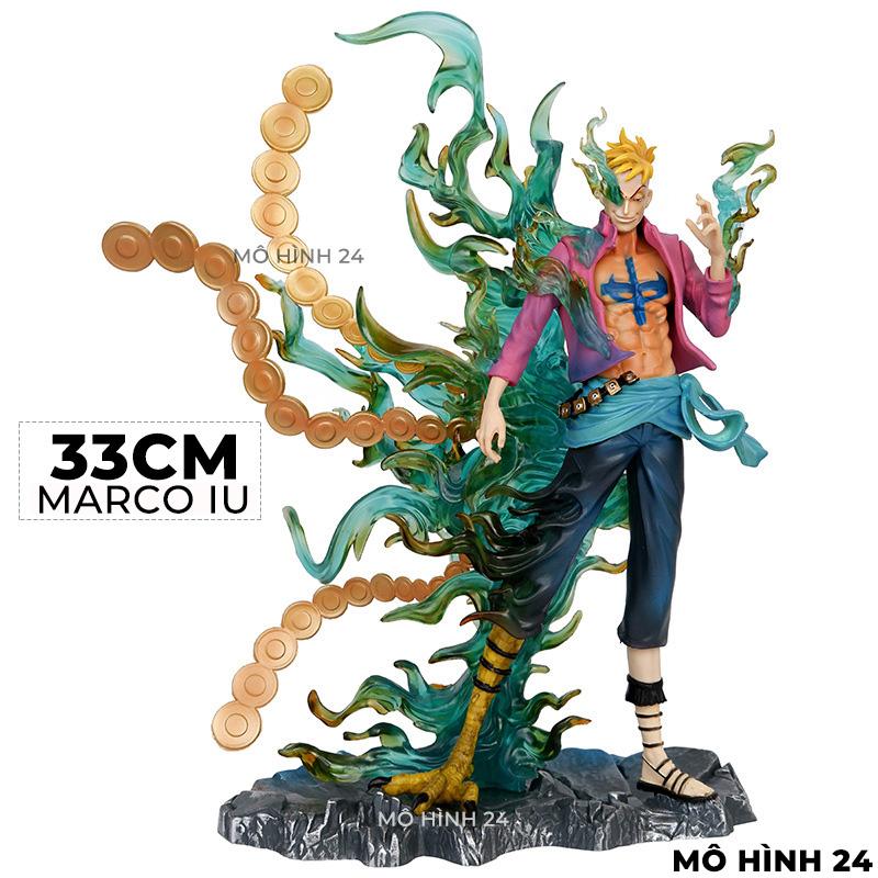 Mô hình nhân vật Marco Phoenix đội trưởng đội 1 băng râu trắng figure one piece phượng hoàng marco Lai dáng đứng 2