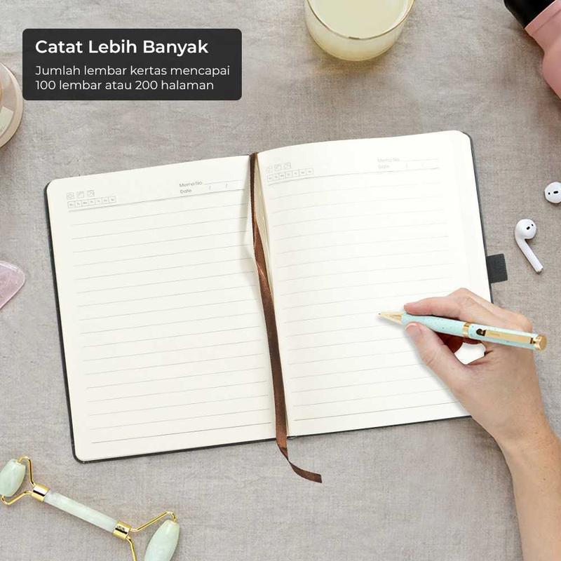 TaffHOME Toddi Buku Catatan Harian Notebook with Pen Holder - LXY0133 2
