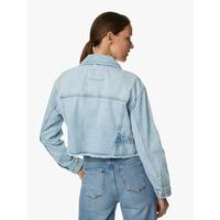 Gambar M&S - Jaket Wanita - Denim Cropped Jacket - Light Indigo, UK 8 dari Marks & Spencer ID Kab. Bogor 2 Tokopedia