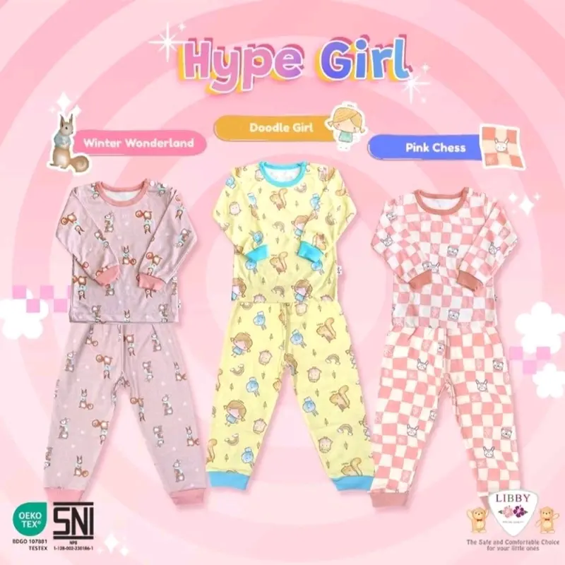 velvet junior, libby baby size S,M,Lpendek panjang, panjang panjang(1STEL) Bayi Bunda Parsel 3