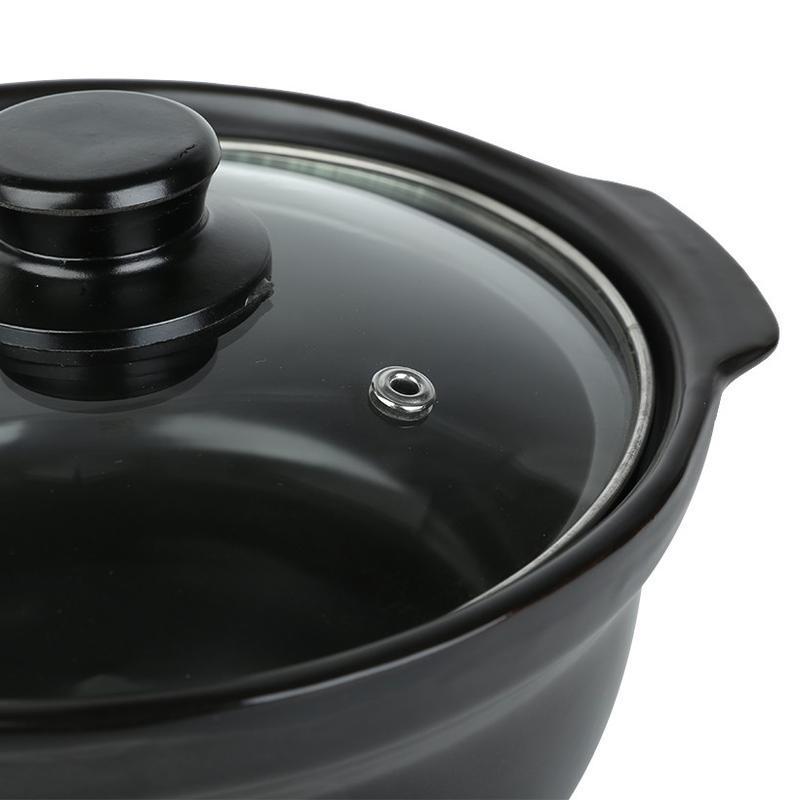 Product Introduction of Nồi Đất Đỉnh 8" Chuyên Nấu Mỳ Cay kèm nắp kính - Nồi Gốm Sứ có vung Chuyên Kho Cá, Nấu Canh, Kho Cá, thịt, Kho tộ Giữ Nóng lâu, bền 3