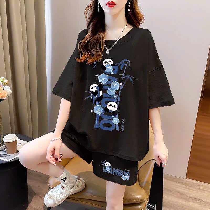 Bộ áo thun bé gái và quần đùi 1803259 phom thụng ,chất su , đủ size từ 9 đến 65kg 3