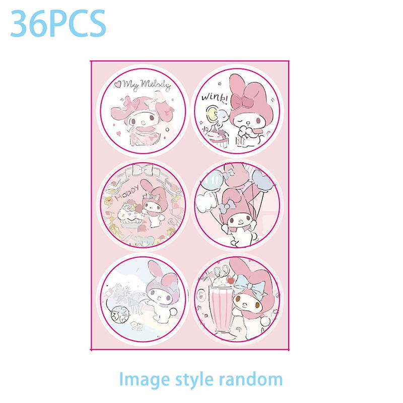 Product Introduction of 36Pcs Sanrio Kuromi Cinnamoroll My Melody Anti-Mosquito Stickers Screen Patch Stickers Anti Mosquito Clothing Hat Decoration 46