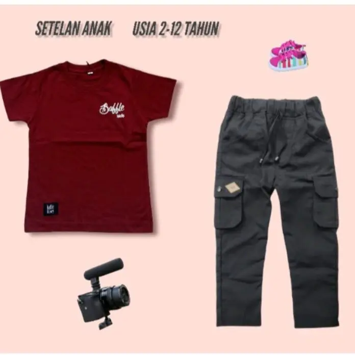 baju setelan anak laki laki da perempuan murah