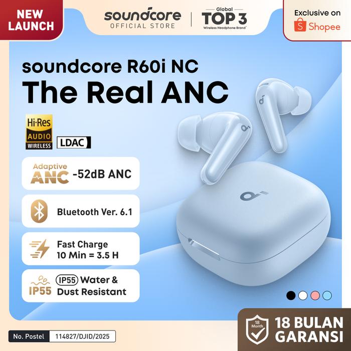 Sound Core R90i Nc Promo Soundcore R60i NC (R50i NC Upgrade) by Anker, Real-Time Adaptive ...