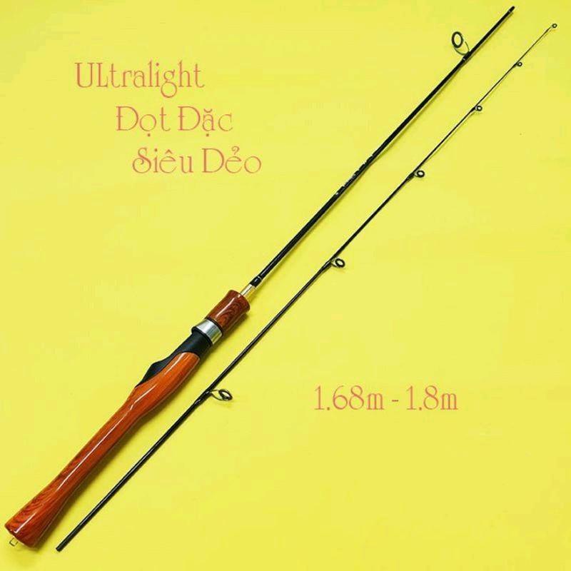 Cần câu cá  lure UL cán gỗ