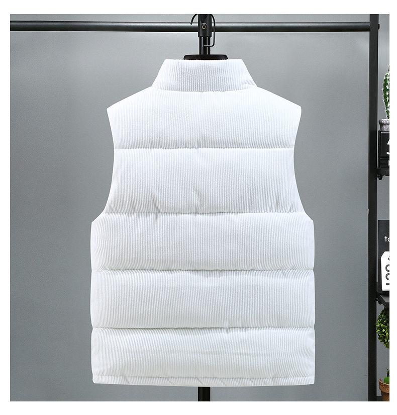 Product Introduction of Áo Ghi Lê Bông, Dành Cho Nam Giới, Mùa Thu Và Mùa Đông, Hàng Mới Về, Vải Nhung Kẻ Dày, Cổ Đứng, Áo Ghi Lê, Ấm Áp, Có Thể Mặc Ngoài Trời 19