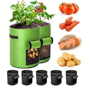 Multifunctional Potato Growing Bag, 1 Count Vegetable Planting Bag, Garden Planting Tool