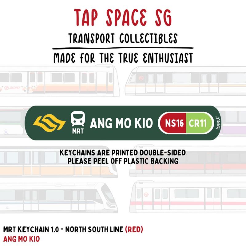 Ang Mo Kio MRT Station Keychain 0