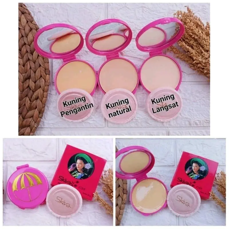 Bedak Skiva G55 Bedak Padat - Skiva Beauty Powder