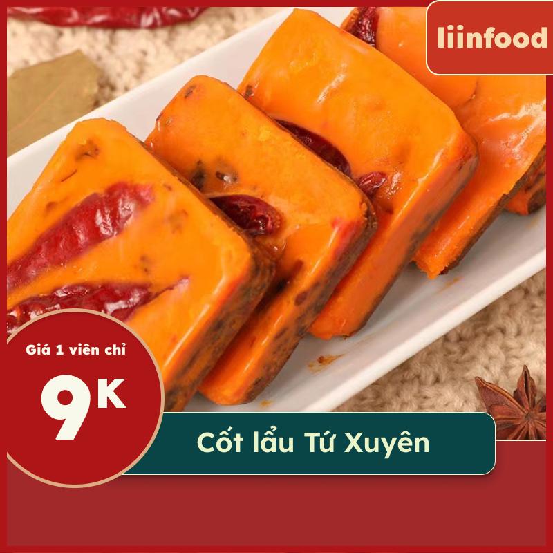 Cốt Lẩu Tứ Xuyên, Gia Vị Lẩu Cay Tê Trùng Khánh, Gia Vị Nước Dùng LIINFOOD